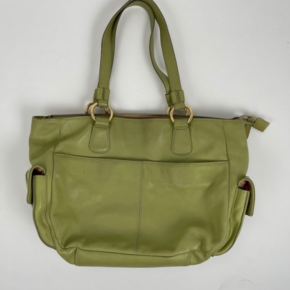 Sigrid Olsen Handbags - Sigrid Olsen Leather Shoulder Bag in Light Green
